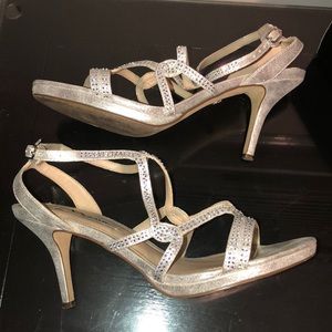 Silver Special Occasion Heel